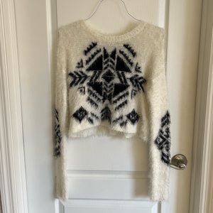 Hollister Knit Fuzzy Sweater